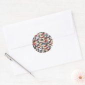 Stickers (Small) 3,8 cm, 20 par sheet - Christmas (Enveloppe)