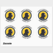 Stickers Smart Caveman : Ce Caveman fait des maths (Feuille)