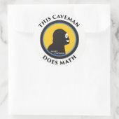 Stickers Smart Caveman : Ce Caveman fait des maths (Sac)