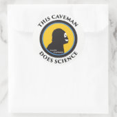 Stickers Smart Caveman : Ce Caveman fait la scienc (Sac)