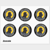 Stickers Smart Caveman : Ce Caveman fait la scienc (Feuille)
