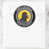 Stickers Smart Caveman : Ce Caveman fait la scienc (Sac)