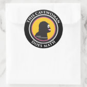 Stickers Smart Cavewoman : Cette Cavewoman fait le (Sac)