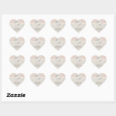 Stickers SmartElegance Coral Initiales et Adresse (Feuille)