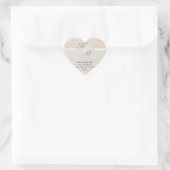 Stickers SmartElegance Coral Initiales et Adresse (Sac)