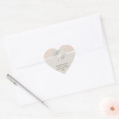 Stickers SmartElegance Coral Initiales et Adresse (Enveloppe)