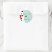 Stickers Smiling Snowman Holiday Favoriser (Sac)