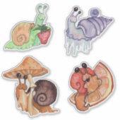 Stickers Snail adorable (Devant)
