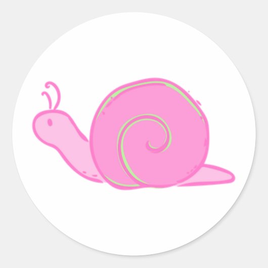 Stickers Snail Rose | Enveloppes (Devant)