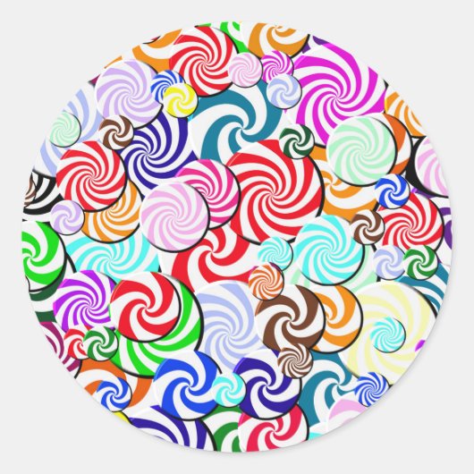Stickers - Snoep collage (Voorkant)