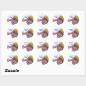 Stickers Snorkeling Boy Party temps personnalisabl (Feuille)