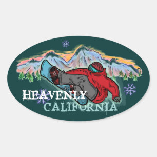 stickers snowboarder Heavenly California