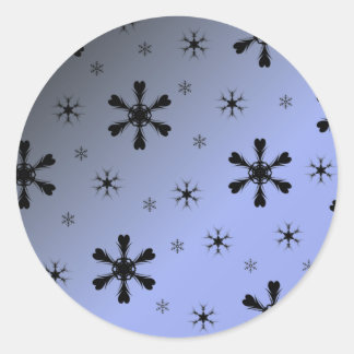 Stickers Snowflake gris