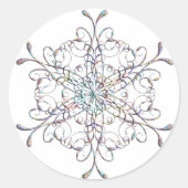 Stickers Snowflake Iridescente (Devant)