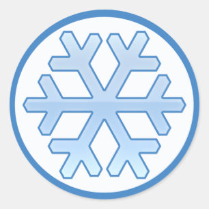 Stickers Snowflake Web 2.0