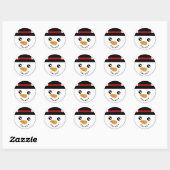 Stickers Snowman (Feuille)