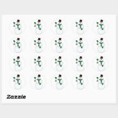 Stickers Snowman (Feuille)