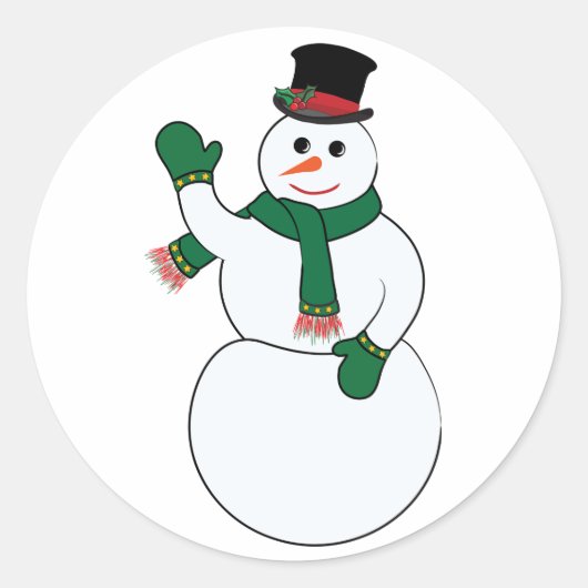 Stickers Snowman (Devant)