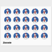 Stickers Snowman (Feuille)