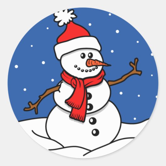 Stickers Snowman (Devant)