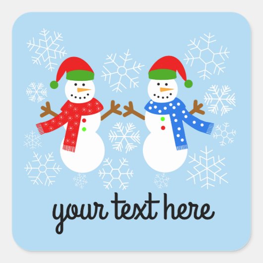 Stickers Snowman #3-3 (Devant)