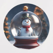 Stickers Snowman Assortis (Design 1)