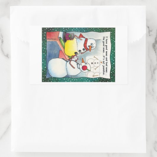 Stickers Snowman Checkup (Sac)