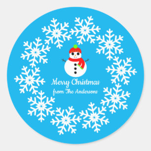 Stickers Snowman de Noël