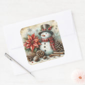 Stickers Snowman de Noël (Enveloppe)