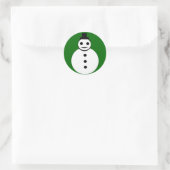 Stickers Snowman de Noël souriant (Sac)