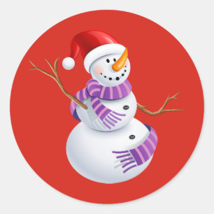 Stickers Snowman de vacances