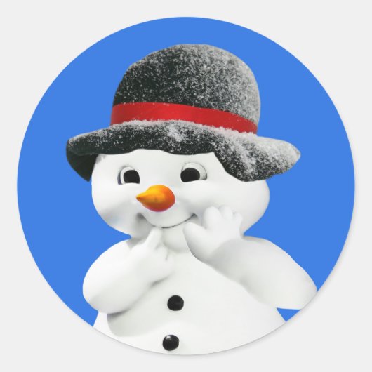 Stickers Snowman Enveloppe Phoques (Devant)