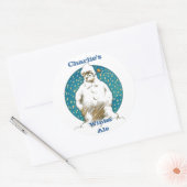 STICKERS SNOWMAN Homebrew Etikettering Sticker wei (Envelop)