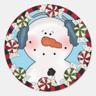 Stickers Snowman mignons
