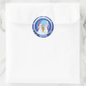 Stickers Snowman Snowglobe (Sac)