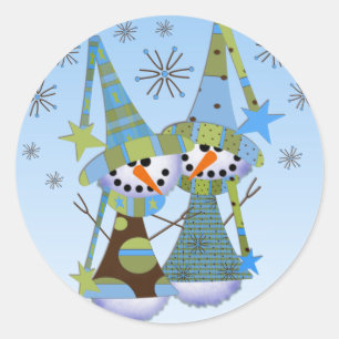 Stickers Snowmen