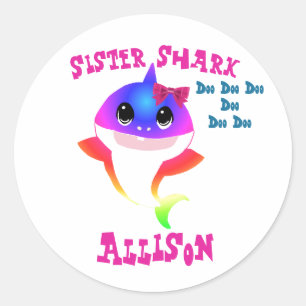 Stickers Soeur Requin