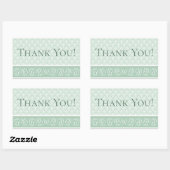 Stickers - Soft Jade Damask (Feuille)