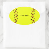 Stickers Softball de stade rapide (Sac)