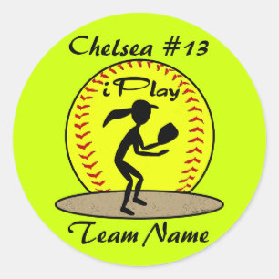 Stickers Softball de stade rapide