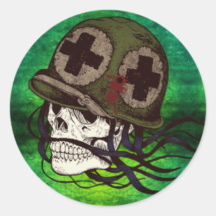 Stickers Soldat de l'Armée de squelette