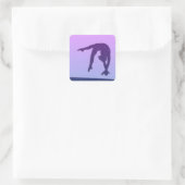 Stickers Solde de Gymnastique Violet (Sac)