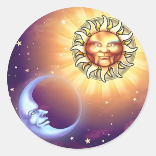 Stickers Soleil & Lune (Devant)