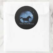Stickers Solstice Hivernal Cheval et Lune (Sac)
