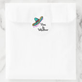 Stickers Sombrero Mexicains ou étiquettes de nom (Sac)