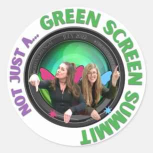 Stickers Sommet Écran Vert