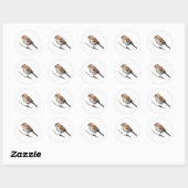 Stickers Song Sparrow Bird (Feuille)