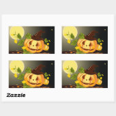 Stickers Sorcière citrouille (Feuille)