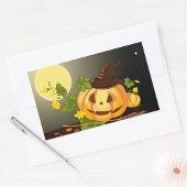 Stickers Sorcière citrouille