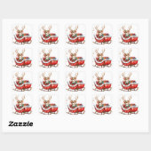 Stickers souris Noël (Feuille)
